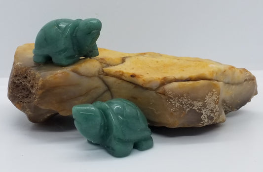 Green Aventurine Turtle 1.5"