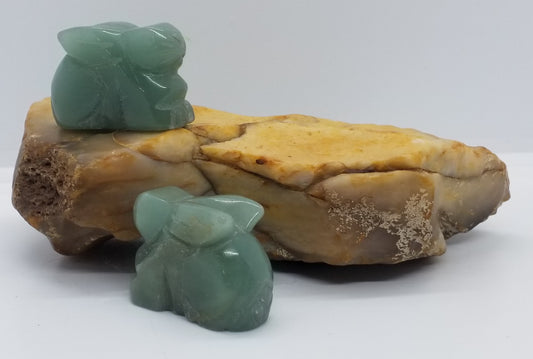 Green Aventurine Rabbit 1.5 "