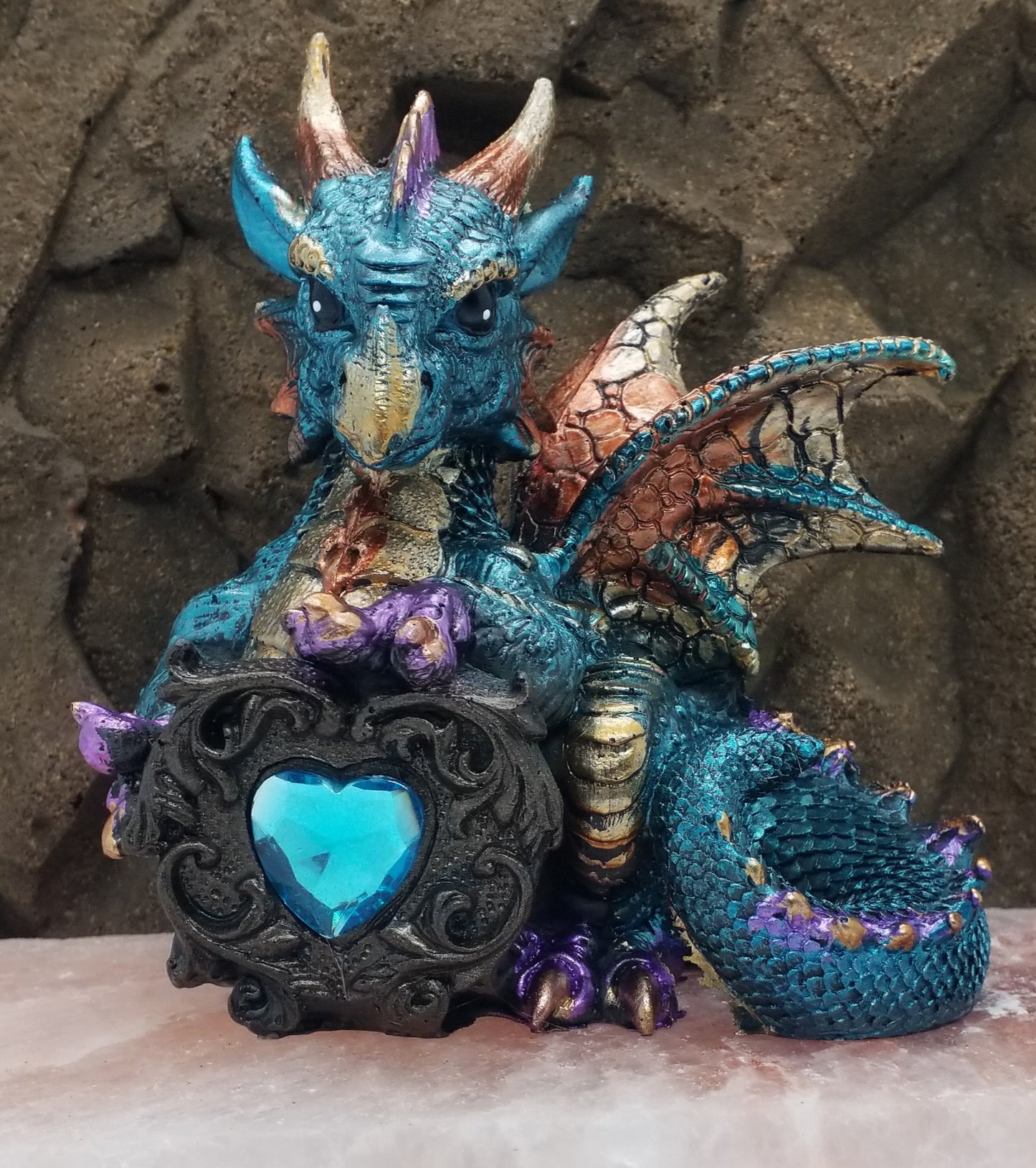 Dragon/ Baby Aqua with Gem #1