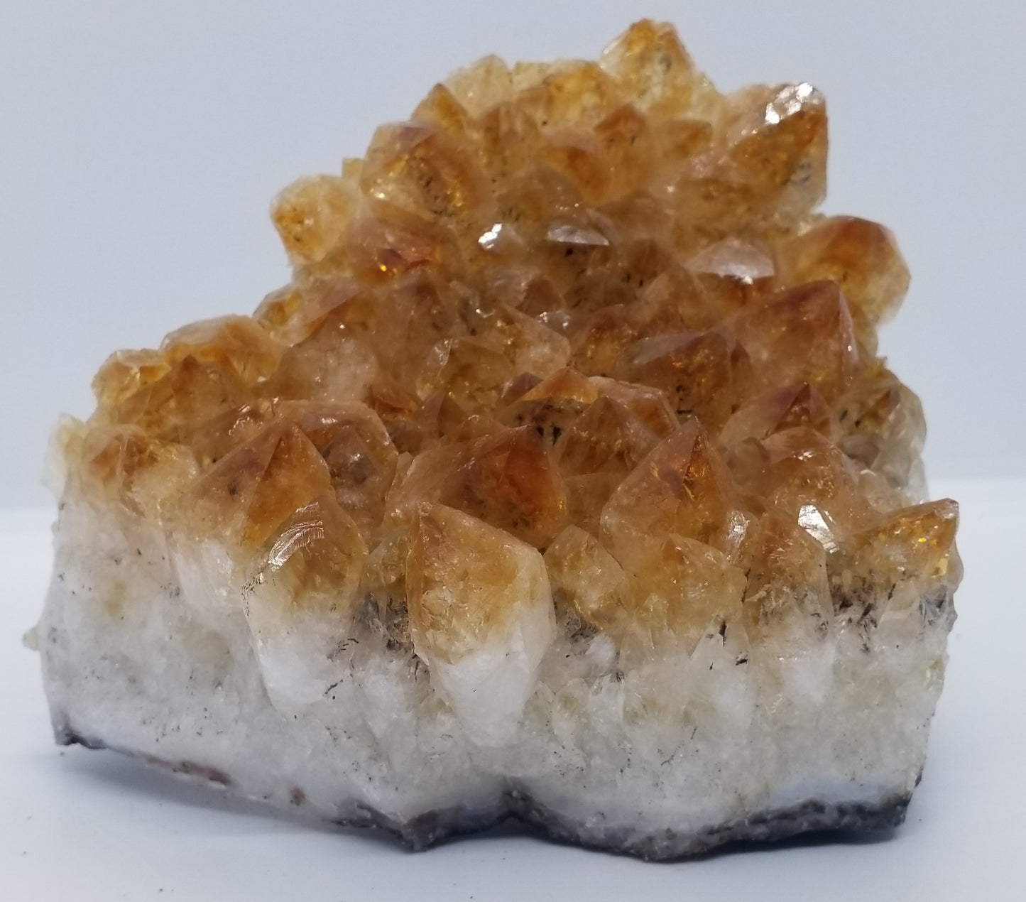 Orange Citrine Crystal Cluster #1