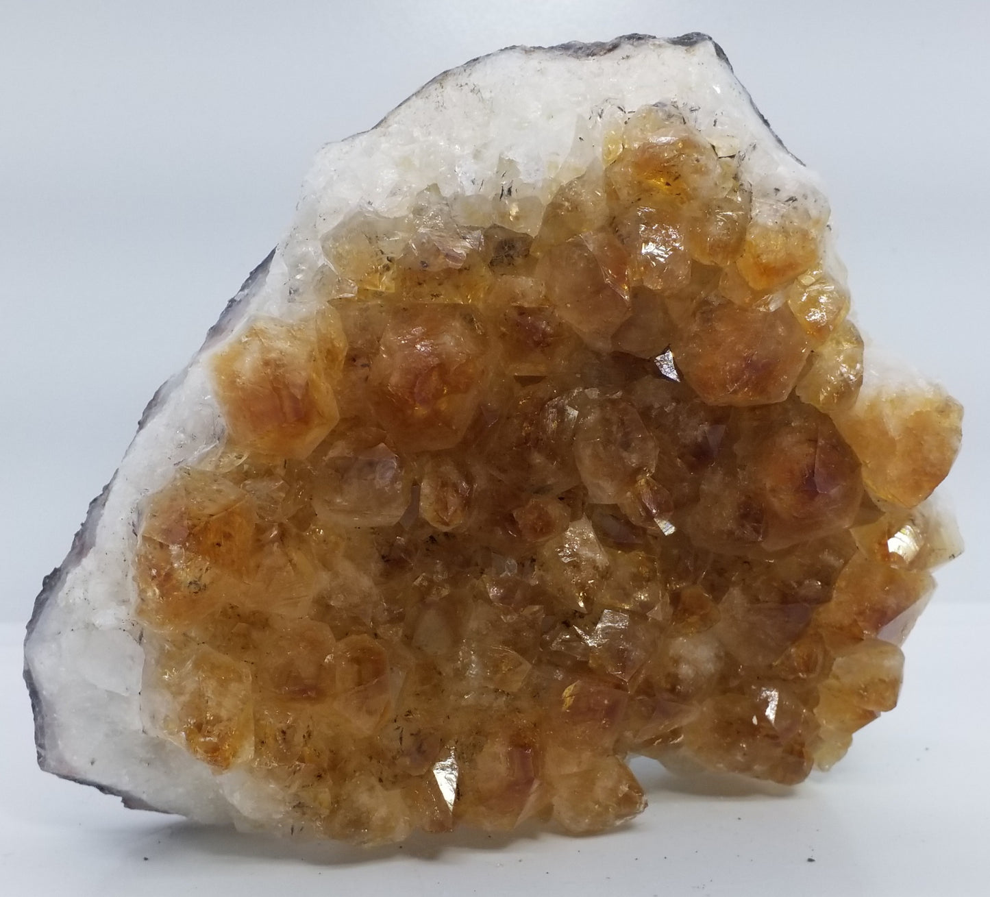 Orange Citrine Crystal Cluster #1