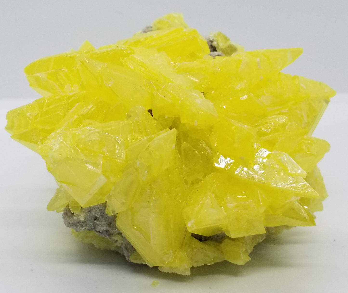 Lemon Yellow Sulfer Crystal Cluster #5