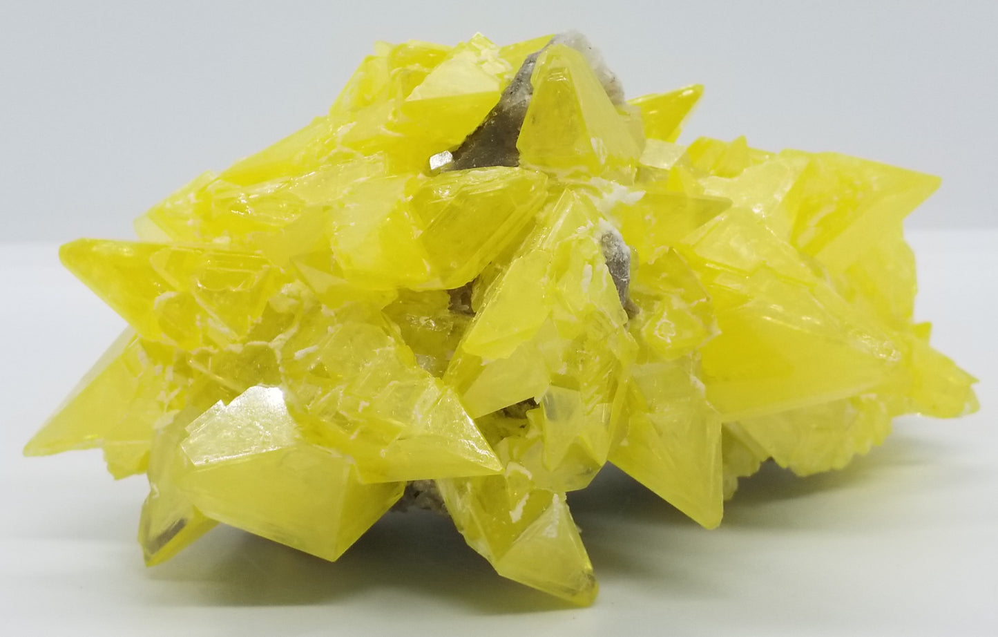 Lemon Yellow Sulfer Crystal Cluster #6