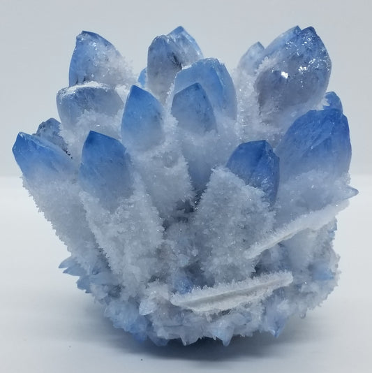 Blue Ghost Phantom Quartz Cluster #2