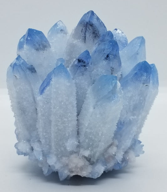 Blue Ghost Phantom Quartz Cluster #3