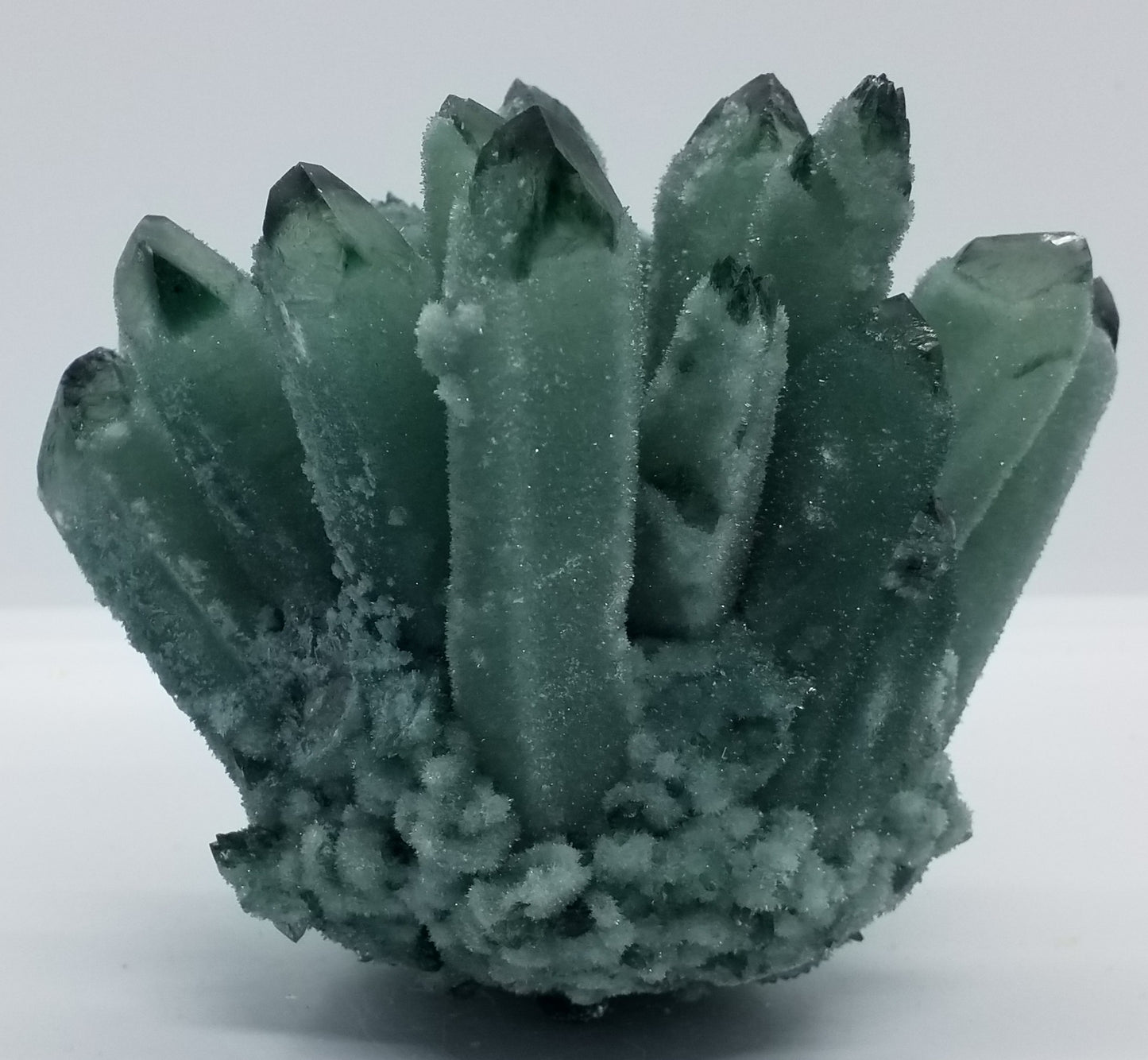 Green Ghost Phantom Quartz Cluster #1