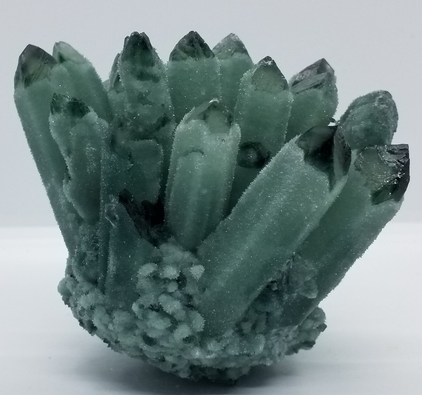 Green Ghost Phantom Quartz Cluster #1